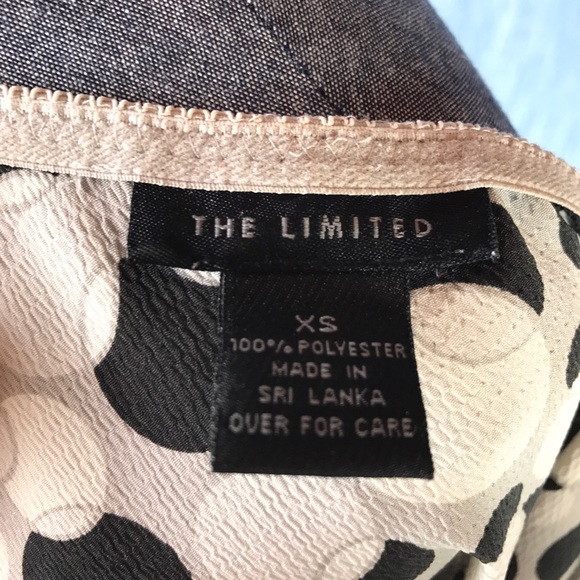 The Limited XS Black White Gray Polkadot Skirt - Picture 7 of 7